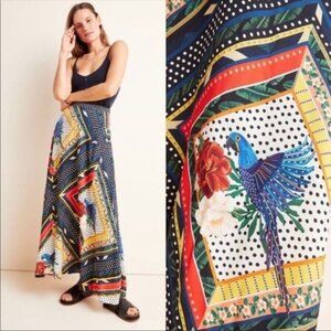 Anthropologie farm rio Viques skirt NWT xs 🌸🌟🦜